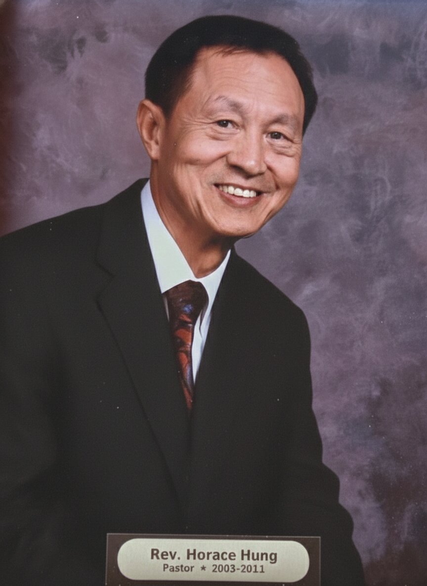Portrait of Rev. Horace Hung, who was installed as Chinese language pastor of Trinity Lutheran Church in Richmond, BC.